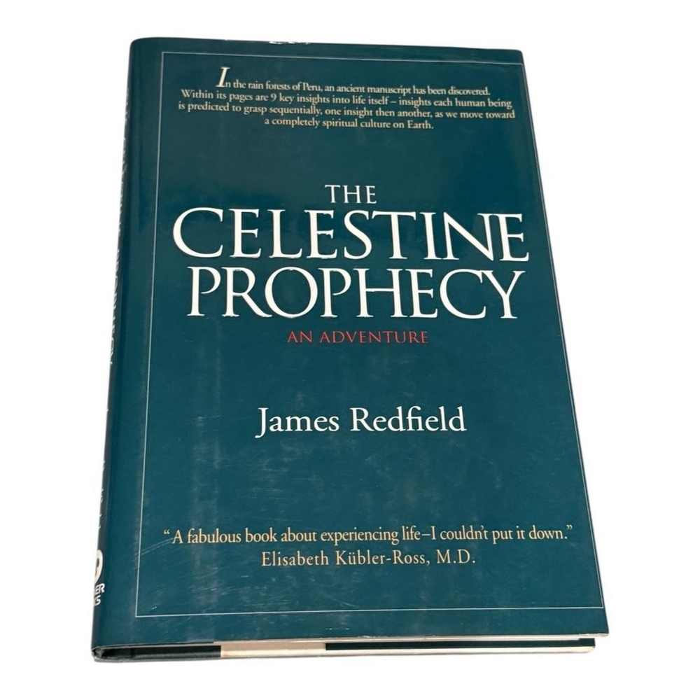 Vintage The Celestine Prophecy James Redfield Signed Hardcover 1993 1st Printing